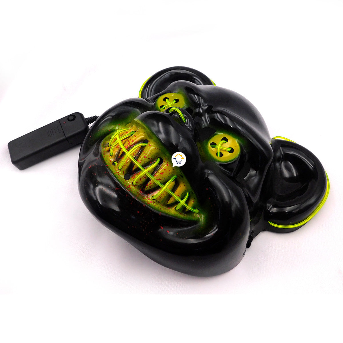 Máscara neon oso asesino disfraz