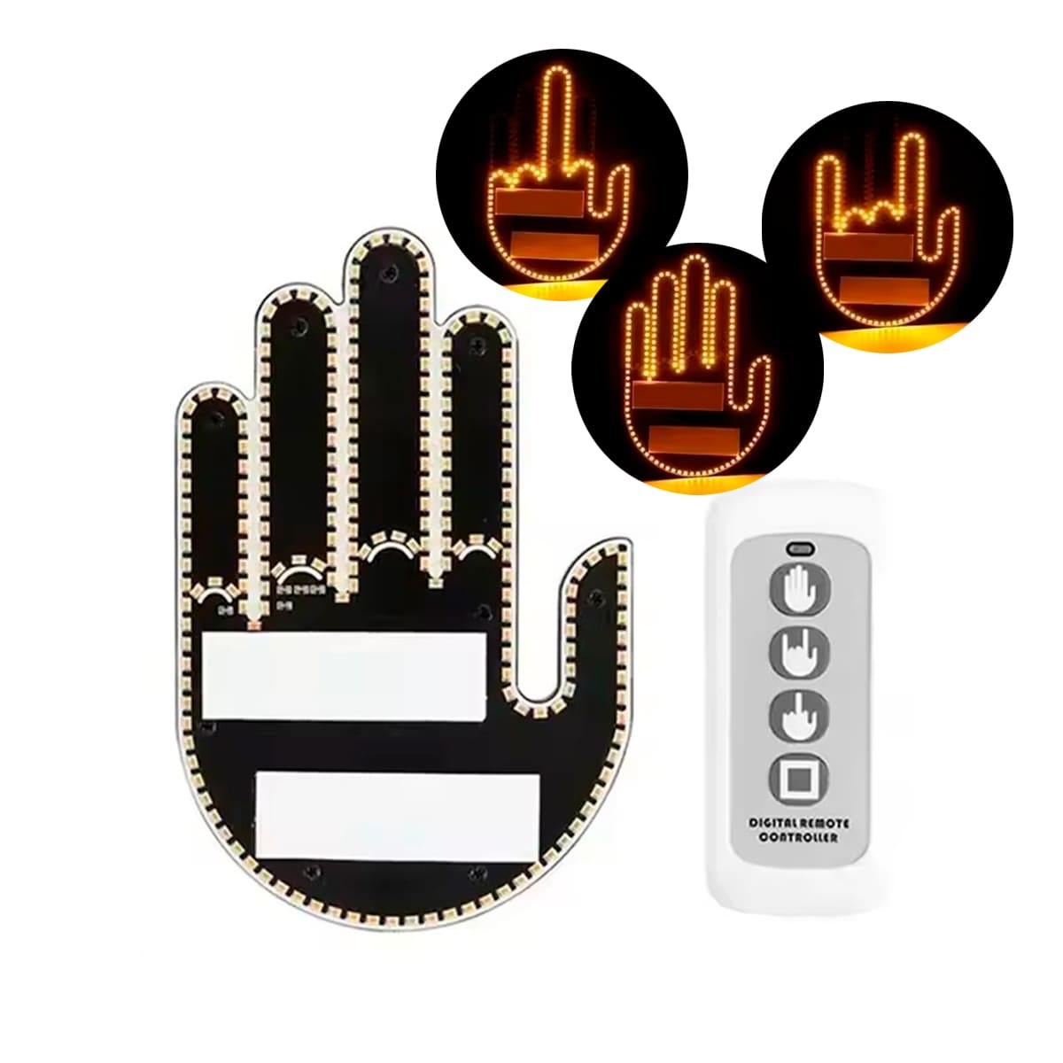 Letrero Luz Led Gestos Mano