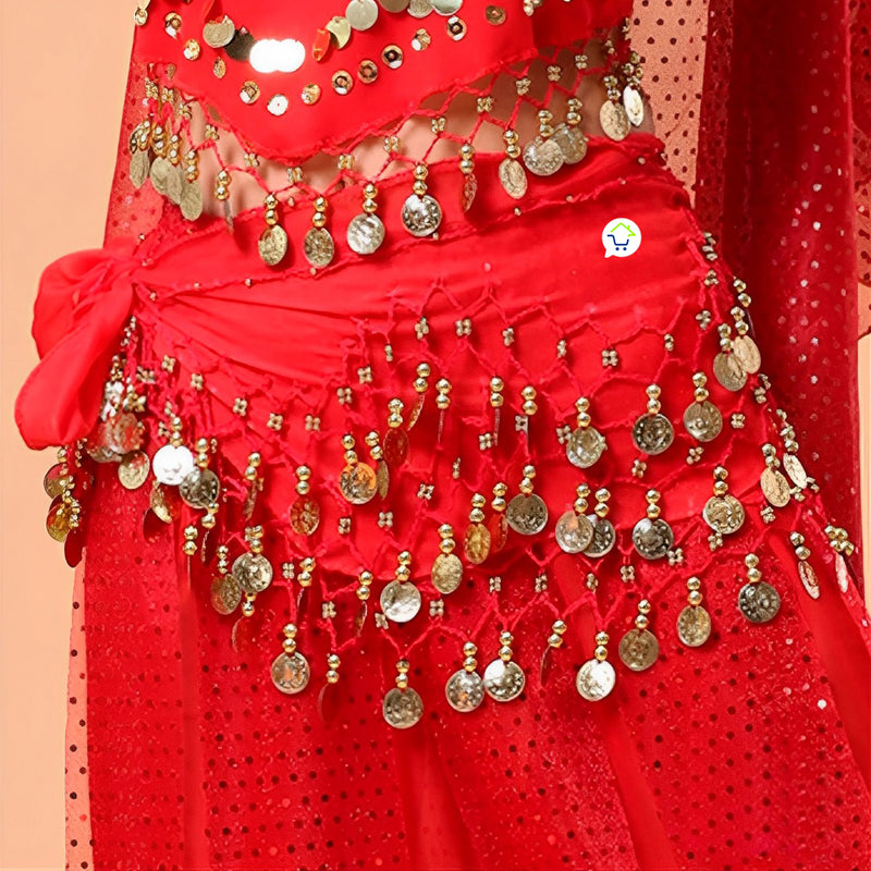 Caderín cinturón de danza árabe