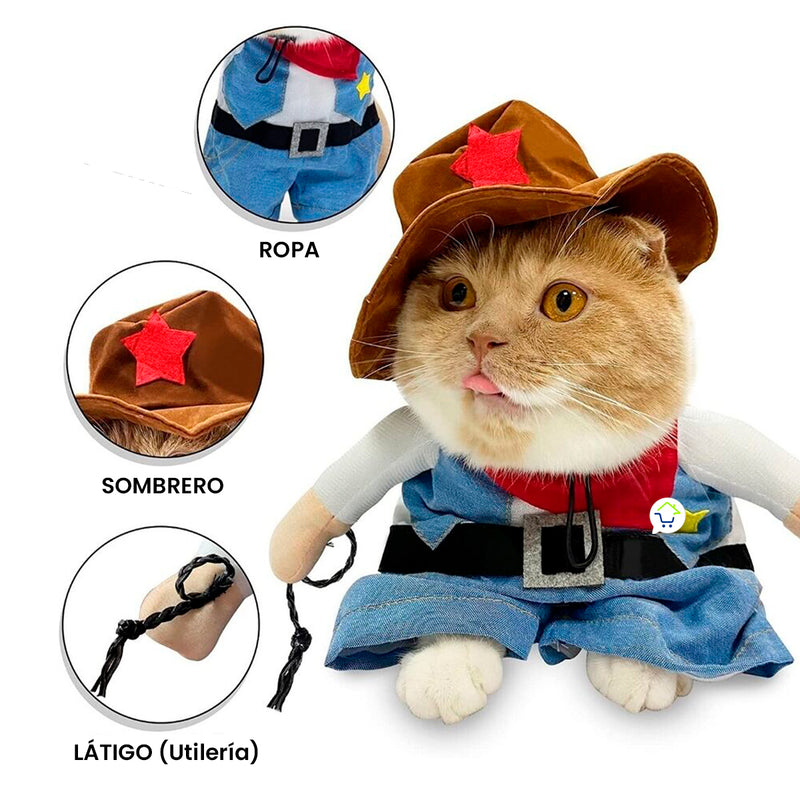 Disfraz para Mascotas de Vaquero