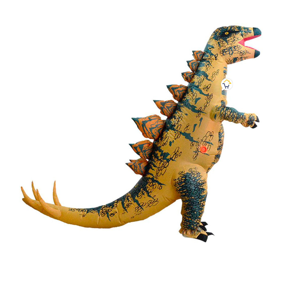 ADULTO - Disfraz Dinosaurio Estegosaurio Inflable