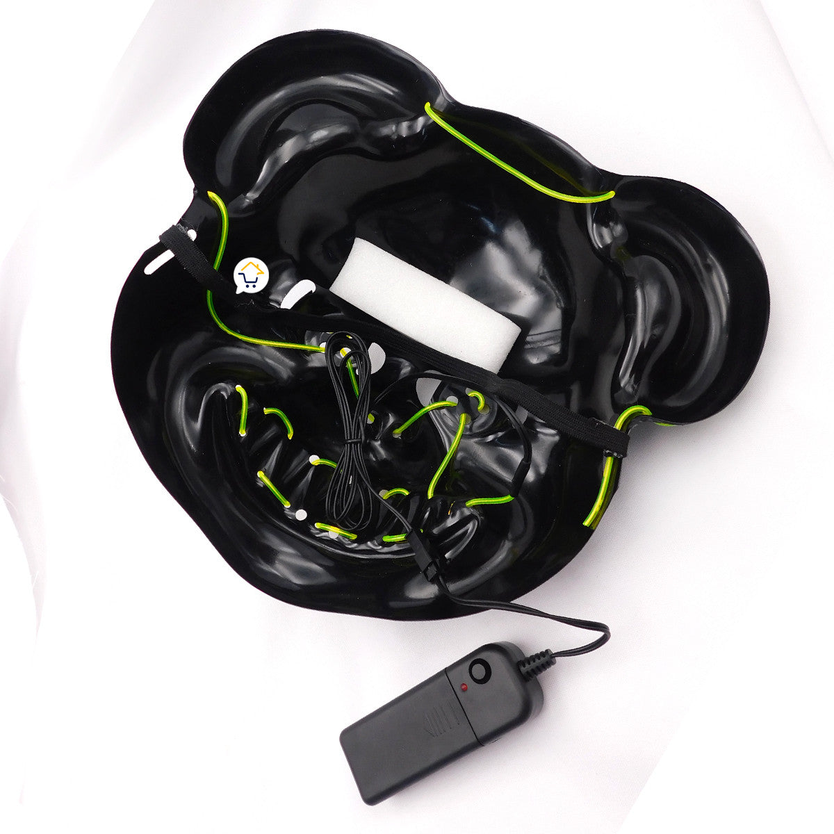 Máscara neon oso asesino disfraz