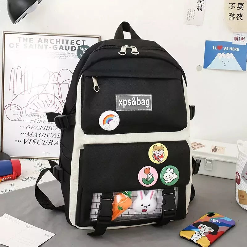 Mochila Escolar 4 en 1 con Accesorios