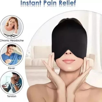 Gorro de gel para alivio de migraña