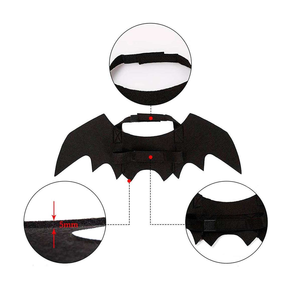 Disfraz Mascotas Murciélago