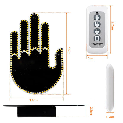 Letrero Luz Led Gestos Mano