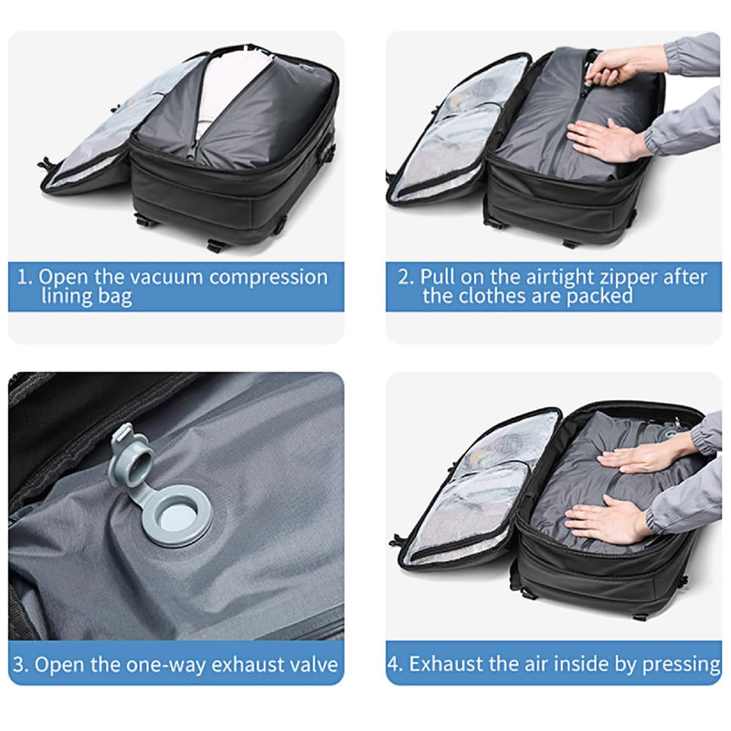 Mochila De Viaje De Compresión Vacio 60L