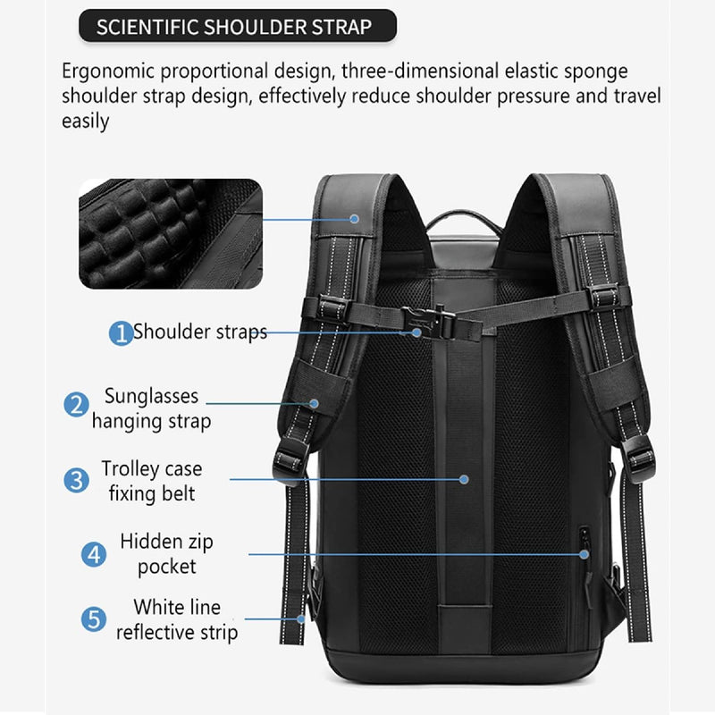 Mochila De Viaje De Compresión Vacio 60L