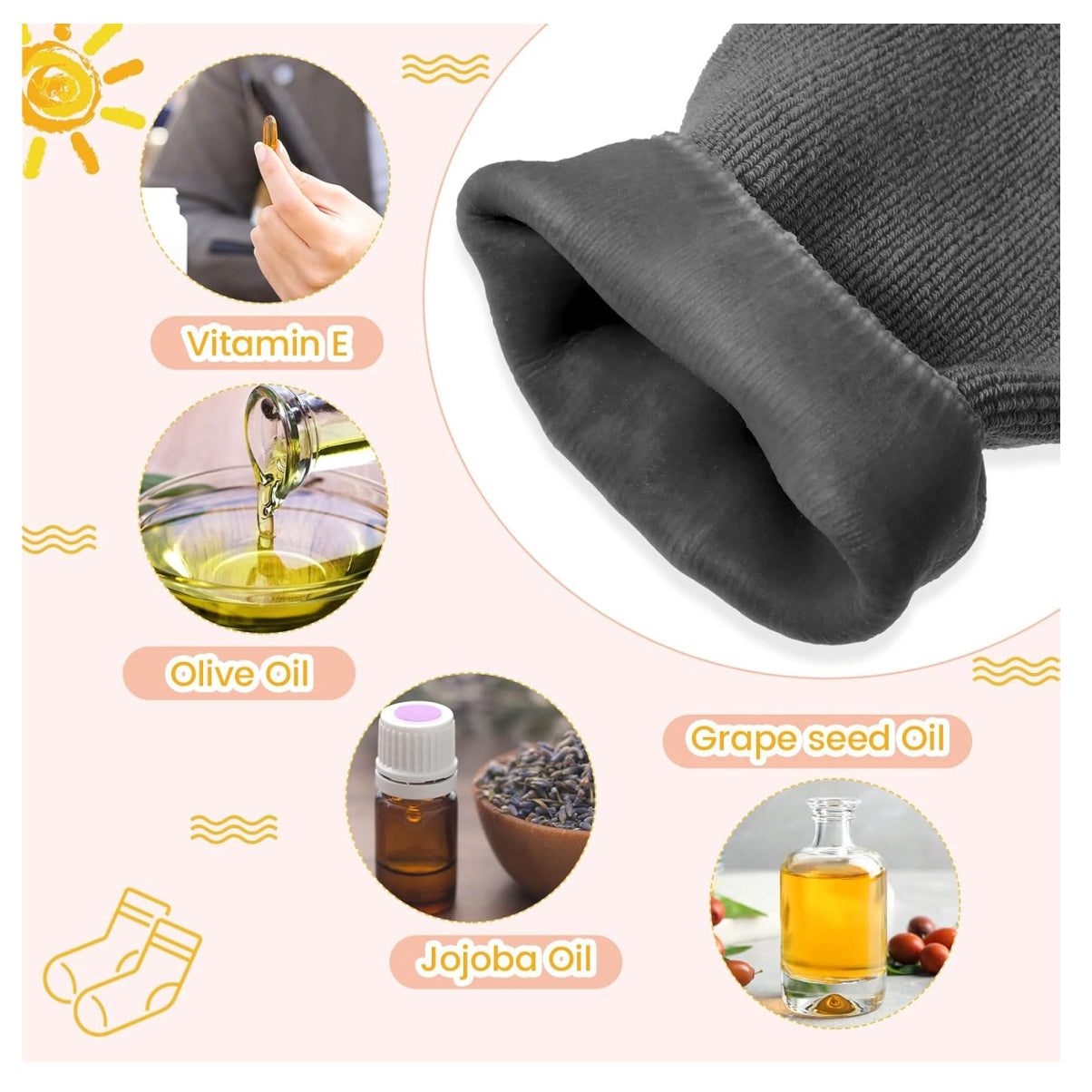 Medias de Gel Hidratantes Spa