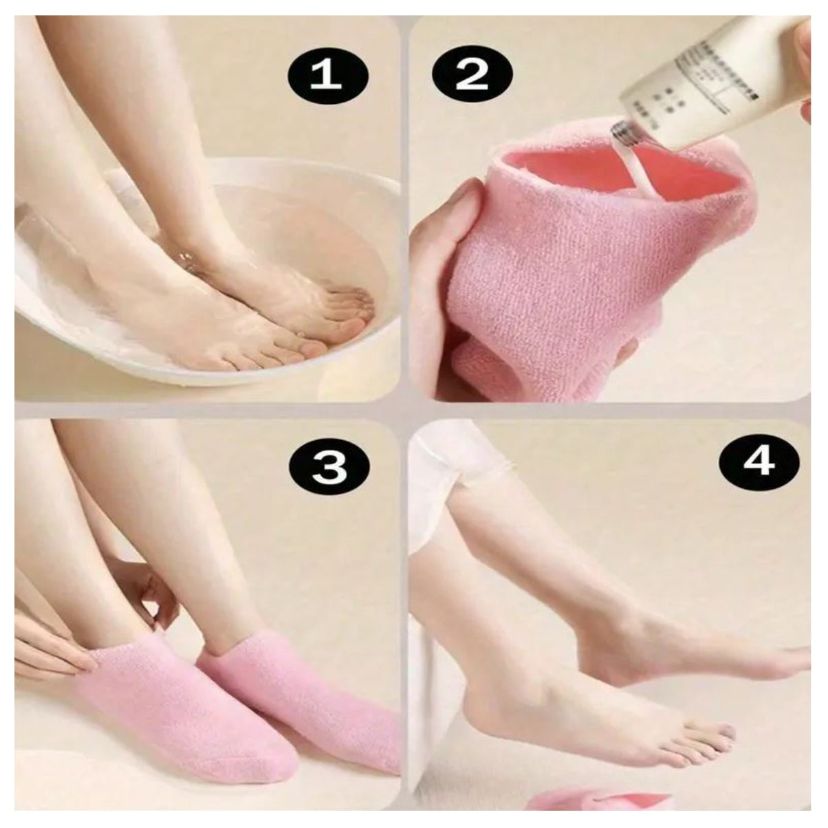 Medias de Gel Hidratantes Spa