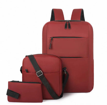 Pack 3 en 1 – Mochila + Bolso de Hombro + Cartuchera