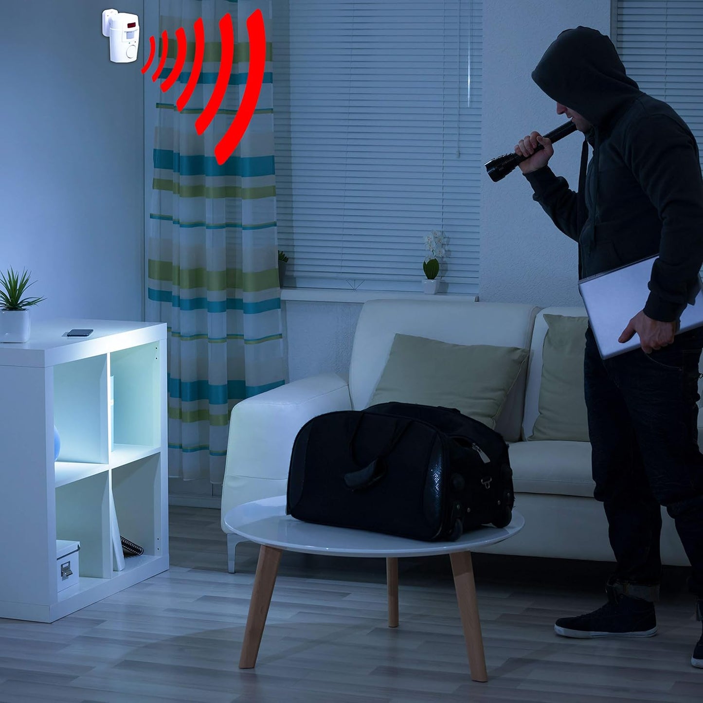 ALARMA CON SENSOR DE MOVIMIENTO