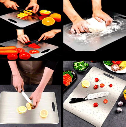 Tabla de corte en acero inoxidable grado alimenticio