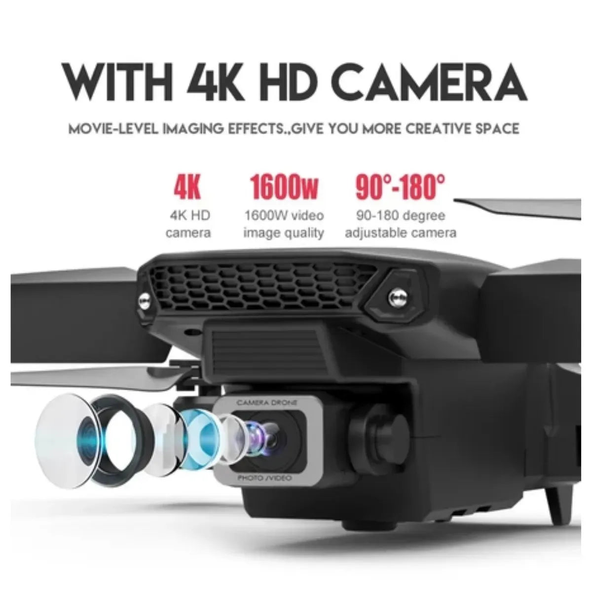 Drone E88 PRO MAX – Cámara 4K HD