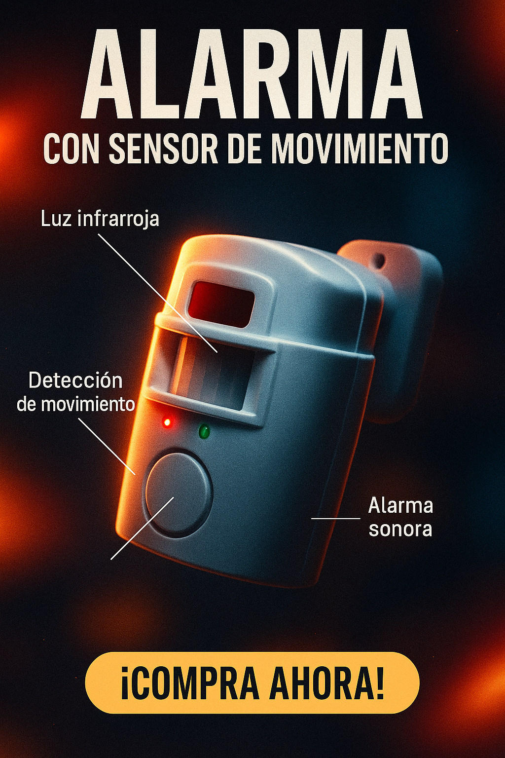 ALARMA CON SENSOR DE MOVIMIENTO